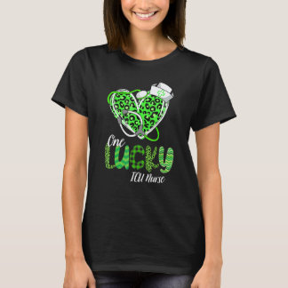 Een Gelukkige Ic Verpleegkundige St Patrick S Dag  T-shirt