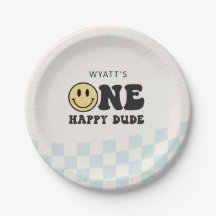 Een gelukkige kerel glimlach gezicht eerste verjaa