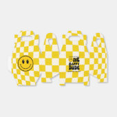 Een gelukkige kerel Happy Face Boy Eerste Verjaard Bedankdoosjes (Uitgevouwen)