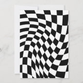 Een gelukkige kerel retro checkers 1e verjaardagsf kaart (Achterkant)