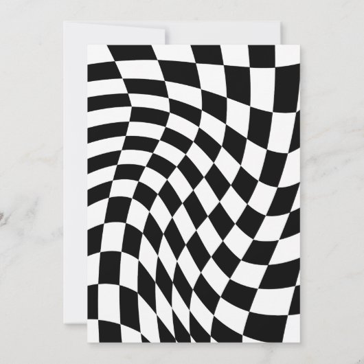 Een gelukkige kerel retro checkers 1e verjaardagsf kaart (Achterkant)