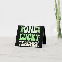 Een gelukkige leraar Groovy retro leraar St. Patri