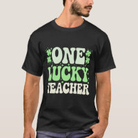 Een gelukkige leraar Groovy retro leraar St. Patri