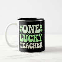 Een gelukkige leraar Groovy retro leraar St. Patri
