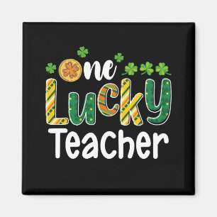 Een gelukkige leraar School St. Patrick's Day Magneet