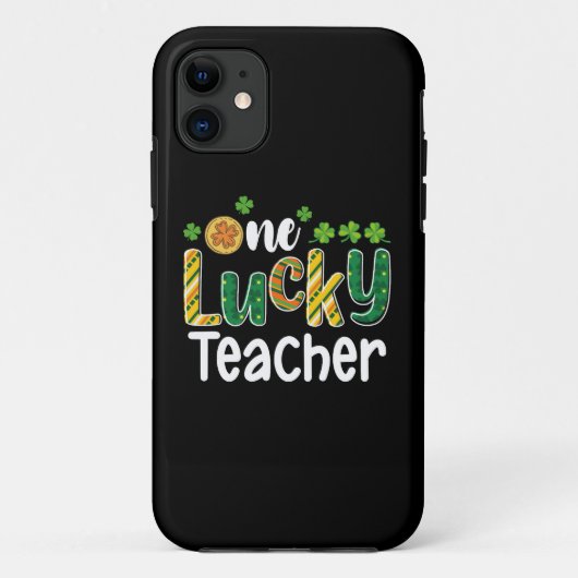Een gelukkige lerarenschool St Patrick's Day Case-Mate iPhone Case (Achterkant)