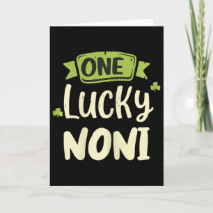 Een gelukkige Noni St. Patrick's Dag grappige bijp Kaart