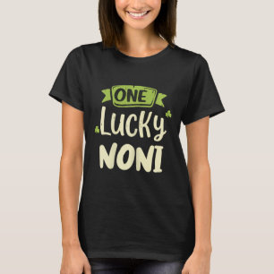 Eén gelukkige Noni St. Patrick's Day grappige bijp T-shirt
