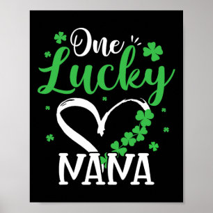 Een gelukkige oma St. Patrick's Day Iers groene sh Poster