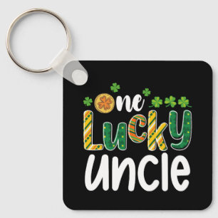 Een gelukkige oom die past bij de familie St. Patr Sleutelhanger