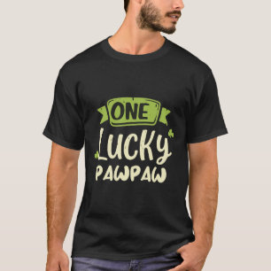 Eén gelukkige Pawpaw St. Patrick's Dag grappige bi T-shirt