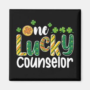 Een gelukkige raadgever School St. Patrick's Day Magneet
