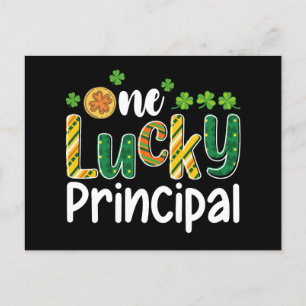 Een gelukkige schooldirecteur St Patrick's Day Briefkaart