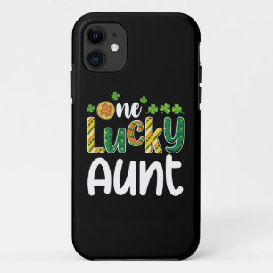 Een gelukkige tante bijpassende familie St. Patric iPhone 11 Hoesje