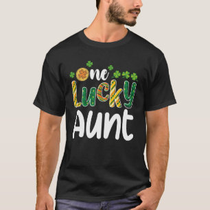 Een gelukkige tante bijpassende familie St. Patric T-shirt