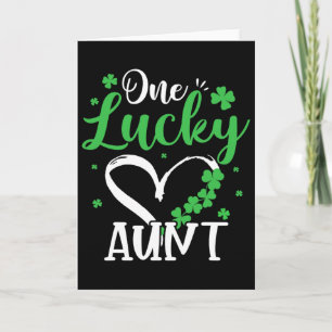 Een gelukkige tante St. Patricks Dag Ierse groene Kaart