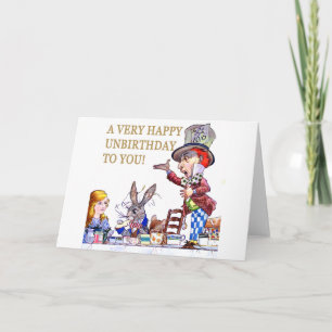 Een gelukkige Unbirthday aan u Kaart