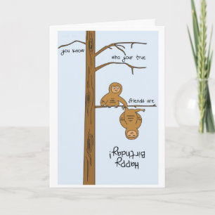 Een gelukkige verjaardagskaart. kaart