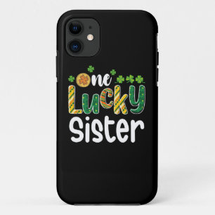 Een gelukkige zus die past bij de familie St. Patr iPhone 11 Hoesje