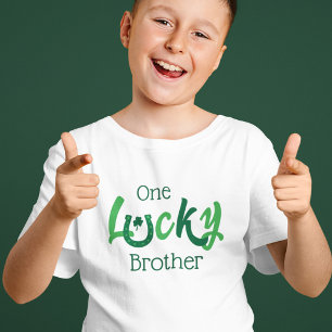 Eén Geluksbroer Aanpasbaar St. Patrick's Day T-shirt