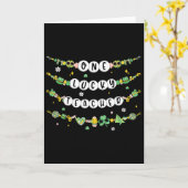 Één geluksleraar armband St. Patrick's Day Iers Kaart (Gele Bloem)