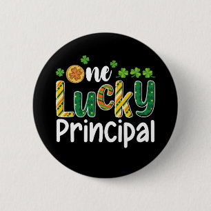 Een geluksvogel basisschool St. Patrick's Day Ronde Button 5,7 Cm