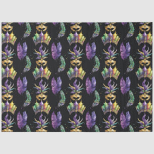 Een gemaskeerd Mardi Gras Series Design 4 Tissuepapier