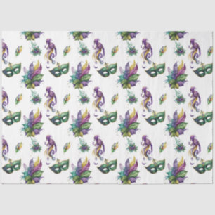 Een gemaskeerd Mardi Gras Series Design 9 Tissuepapier