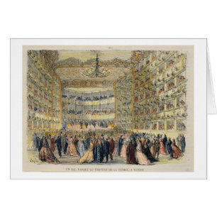 Een gemaskerde bal bij het Fenice-theater, Veneti