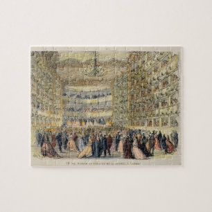 Een gemaskerde bal bij het Fenice-theater, Veneti Legpuzzel