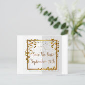 Een generieke datum opslaan briefkaart (Staand voorkant)