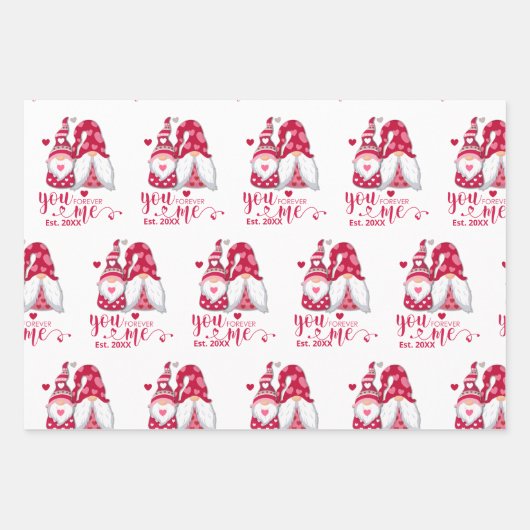 Een genoom voor Valentijnse | Valentijnsdag Inpakpapier Vel (Voorkant)