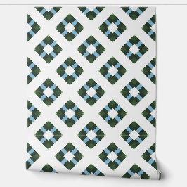 Een geometrisch patroon in Natuur-geïnspireerde kl Behang