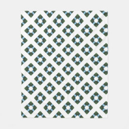 Een geometrisch patroon in Natuur-geïnspireerde kl Fleece Deken
