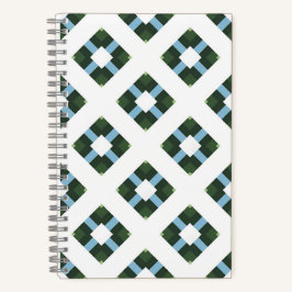 Een geometrisch patroon in Natuur-geïnspireerde kl Notitieboek