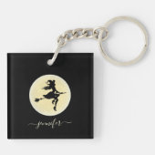 Een gepersonaliseerde haak sleutelhanger (Achterkant)