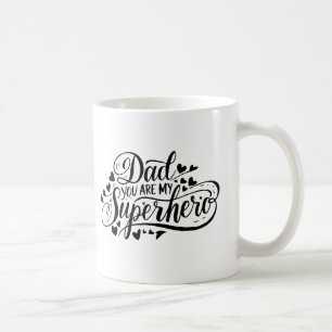 Een gepersonaliseerde Jij bent mijn Hero Pap Mok