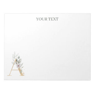 Een gepersonaliseerde Monogram-laptop Notitieblok