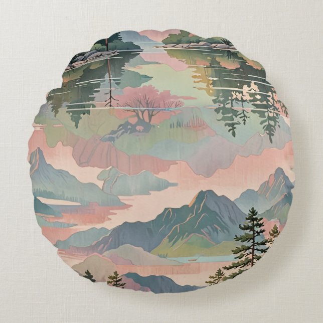 Een geschenk vol oprechtheid, Pillow Rond Kussen (Voorkant)