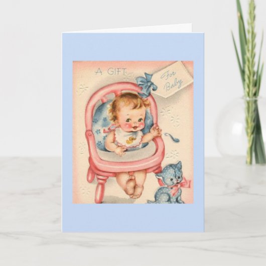  - een geschenk voor Baby, Kaart (Voorkant)