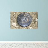 Een gesimuleerde landmijn canvas afdruk (Insitu (Houten vloer))