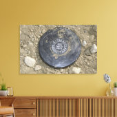 Een gesimuleerde landmijn canvas afdruk (Insitu (Woonkamer))