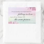 "Een geslaagd huwelijk..." citeert Sticker (Tas)