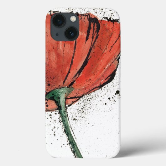 Een gesloten Bloem op een Witte Achtergrond Case-Mate iPhone Case (Achterkant)