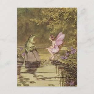 een gesprek... briefkaart