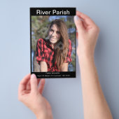 Eén gestuurde modelhoofd Comp/Zed-Kaart Flyer (Hand)