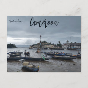 Een Gevist dorp in Kameroen Briefkaart