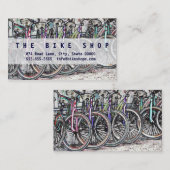 Een geweldig fietsontwerp visitekaartje (Voorkant / Achterkant)