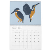 Een geweldig jaar geïllustreerd kalender (Feb 2026)