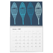 Een geweldig jaar geïllustreerd kalender (Jan 2027)